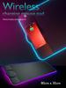 RGB Gaming Mouse Pad with Wireless Fast Charging (15W/10W/7.5W), Soft Surface, Colorful Light Effects, Phone Charger