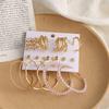IF ME Fashion Resin Stud Earrings Colorful Butterfly Hoop Earring Women Jewelry Accessories