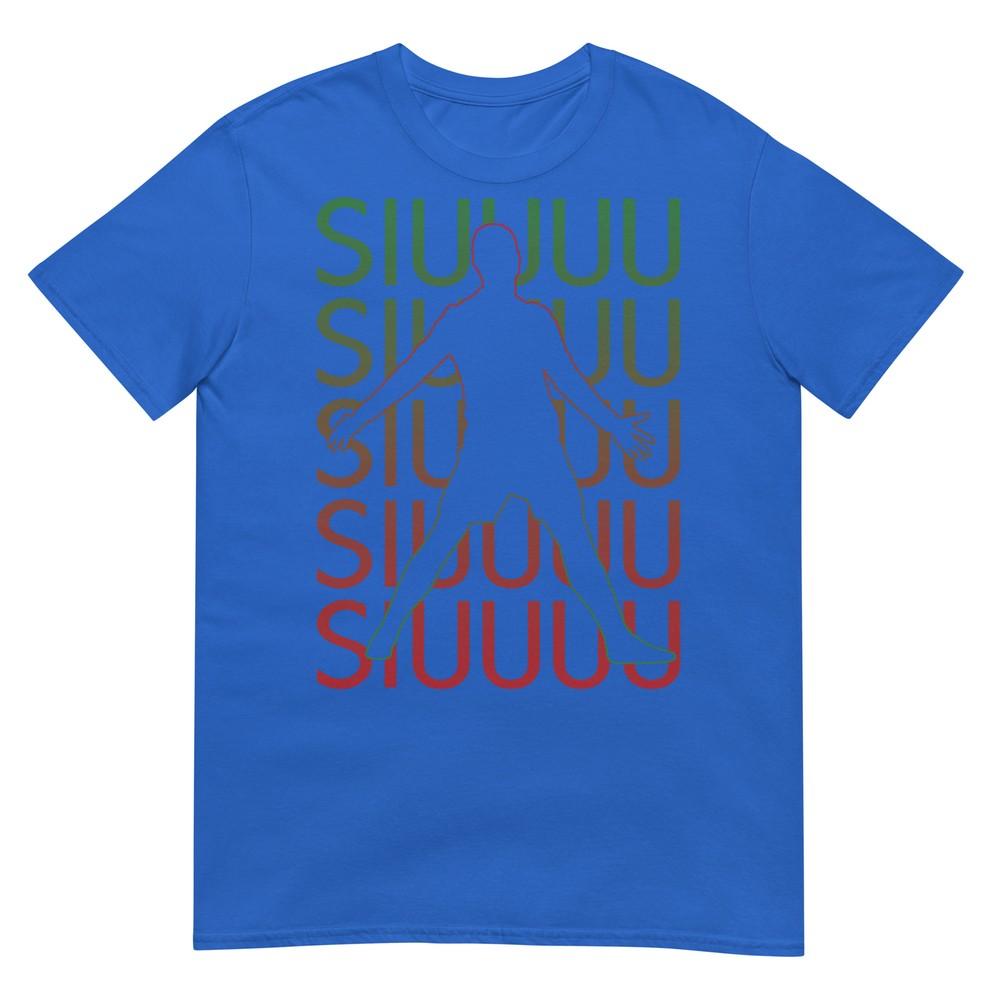 Siuuu Funny Soccer Football Boys Unisex Unisex Soccer Player Tshirt
