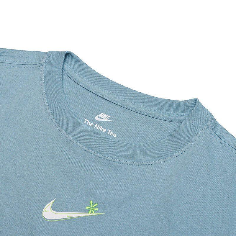 Nike Drop Shoulder Sleeve T Shirt Women's Light Blue DR8998-494