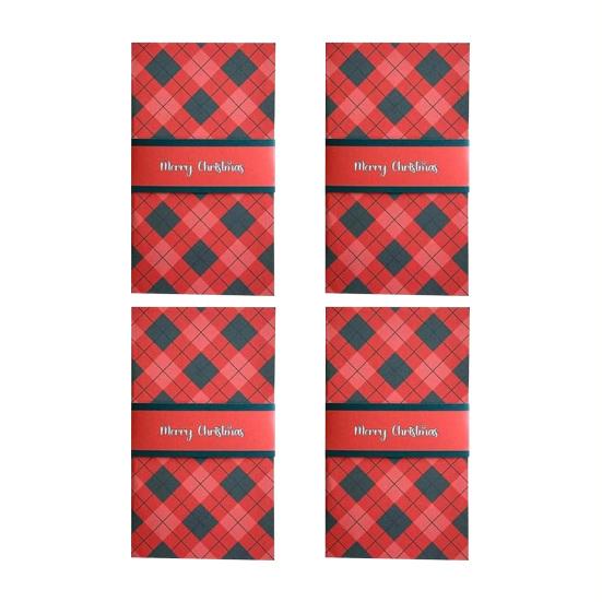 Christmas Gift Card Holder Book Xmas Money And Gift Card Sleeve Book Festive Greeting Card Organizer for Group Gifting And Personalized Wishes