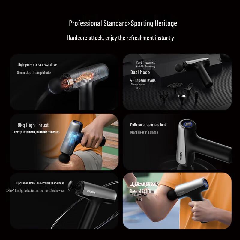 Philips Mini Fascia Massage Gun CN plug (adapter included)