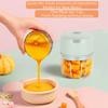 100/250ml Electric Mini Garlic Chopper Wireless Garlic Masher Machine  Kitchen Gadgets