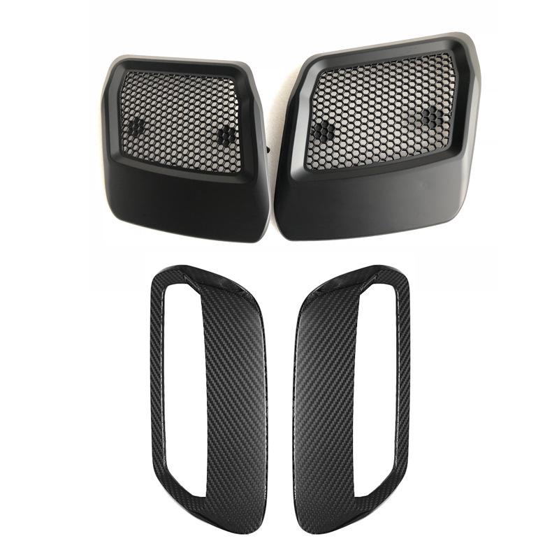 18-23 Ford Mustang Custom Dry Carbon Hood Vents Replacement