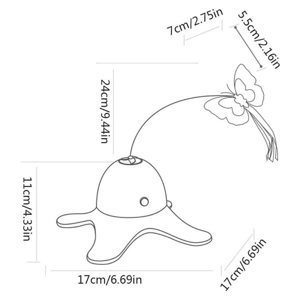 Interactive Cat Toy for Physical Exercise, Smart Sensor Motion-Activated ABS Material Pet Entertainment Device, Ideal for Indoor Cats and Kittens (Hig