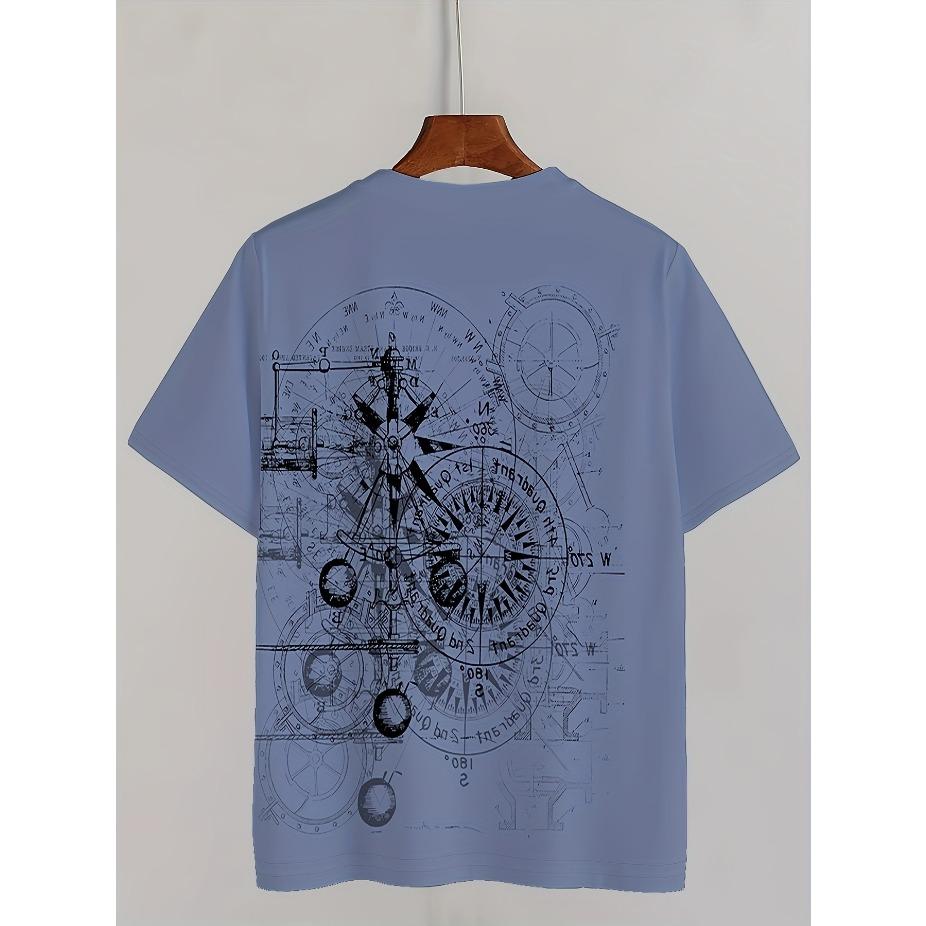 Fish Pattern Tee Tiger and Wolf 3D Printing T-shirt Men's Fashion Streetwear Tops Summer Short Sleeve Funny Tee Shirt