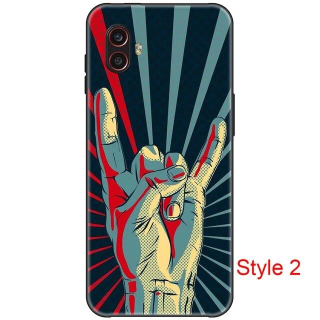 Pro Samsung Galaxy XCover 6 Pro Black Tpu Case na Samsung XCover6Pro nárazuvzdorný Kryt s plnou ochranou SM-G736U 6,6"