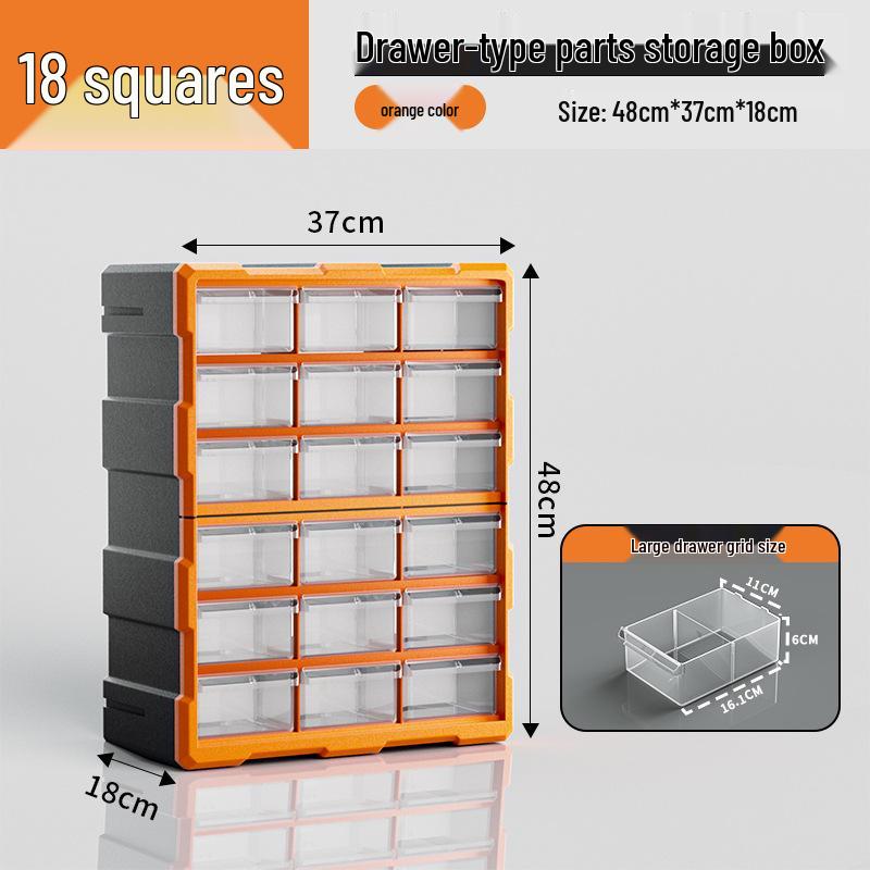 

A939 Multi-Compartment Storage Box for Tools, Screws, and Toys