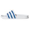 Originals Adilette Slides Thick Sole Outdoor One-Piece Molding Men Slides White Blue FX5860