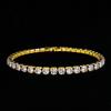 4mm Crystal Bracelet, Tennis Chain, Trendy Brand Four Claw Girl's Bracelet