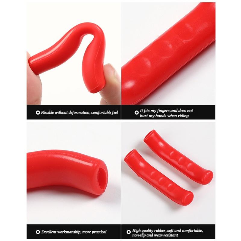 Bicycle Brake Handle Cover Sleeve, Silicone MTB Grips, Handlebar Protect Cover, Anti-slip Cycling Gear, Bike Accessories