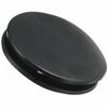 New Rubber Money Coin Saving Box Piggy Bank Closure Plug Stopper Cover Black OD:42mm ID:32mm
