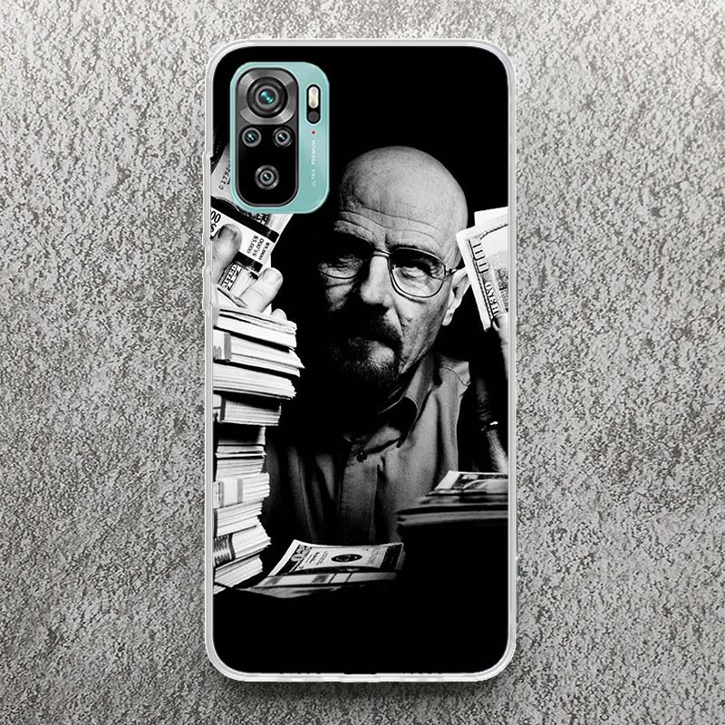 Breaking Bad TV Print Soft Case for Xiaomi Redmi Note 12S 11S 12 11T 10S Phone Shell 9S 8T 11 10 9 8 11E Pro Plus 7 Cover