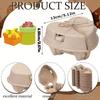 40pcs Heart-Shaped Easter Egg Cardboard Boxes with Handles Reusable Paper Basket Containers for Storing Eggs Holder Refrigerator