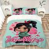 3pcs Vanellope Quilt Set - Soft and Comfortable Bedroom, Guest Room and Dorm Decor Bedding Set 1 Quilt Cover + 2 Pillowcases.S096