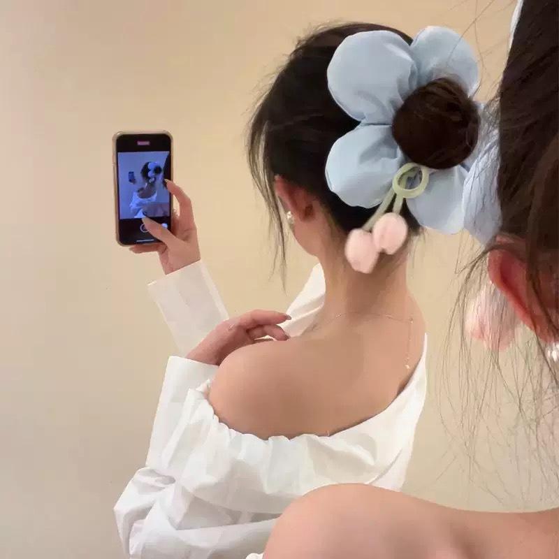 2025 Tulip Large Intestine Hair Tie: High Elasticity, Fluffy Volume, Versatile Hair Accessory
