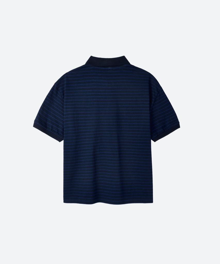MOONSUN M.C Unisex, Classic Stripe Pk Tee / Navy