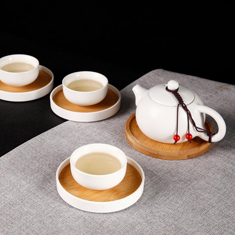 Tischsets aus Bambus im japanischen Stil, Hitzebeständige Untersetzer für Schüsseln und Tontöpfe, Haushalt