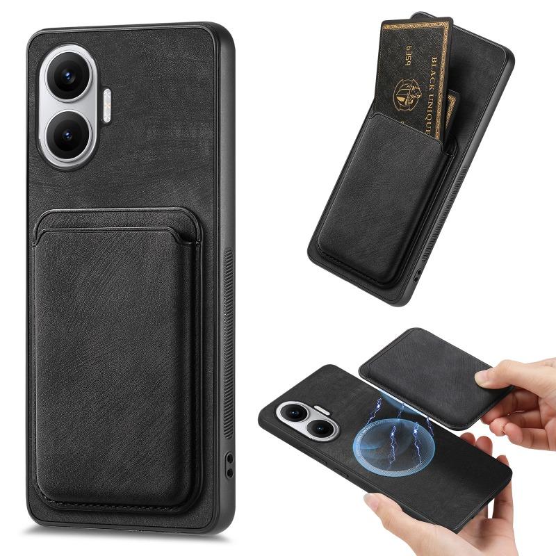 Magnetic Leather Case for POCO F7 5G Cover for Xiaomi POCO F 7 POCOF7 Redmi Turbo 4 Pro Magsafe Wallet Card Slot Pocket Cover