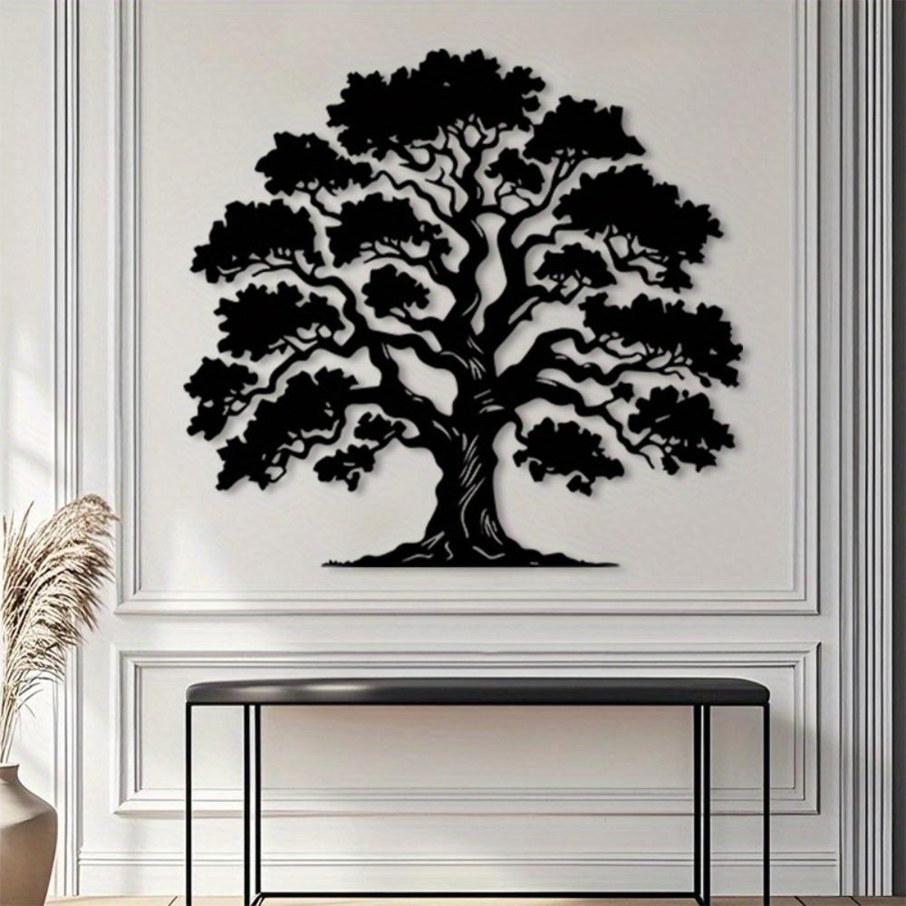 Vintage Tree of Life Metal Wall Art Sculpture Powder Coated Large Home Decor Gift Garden Greenhouse