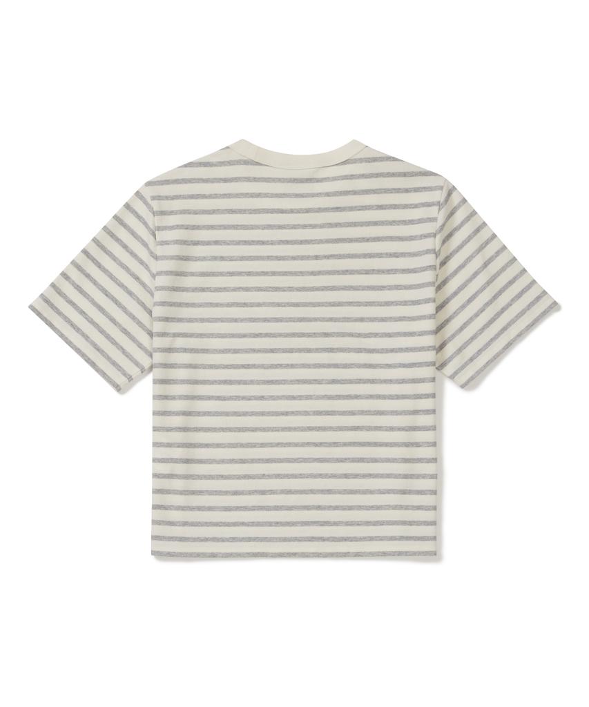 SNOWPEAK APPAREL Sorona Women'S Striped Short Sleeve T-Shirt (S26Mwfts69) Gray