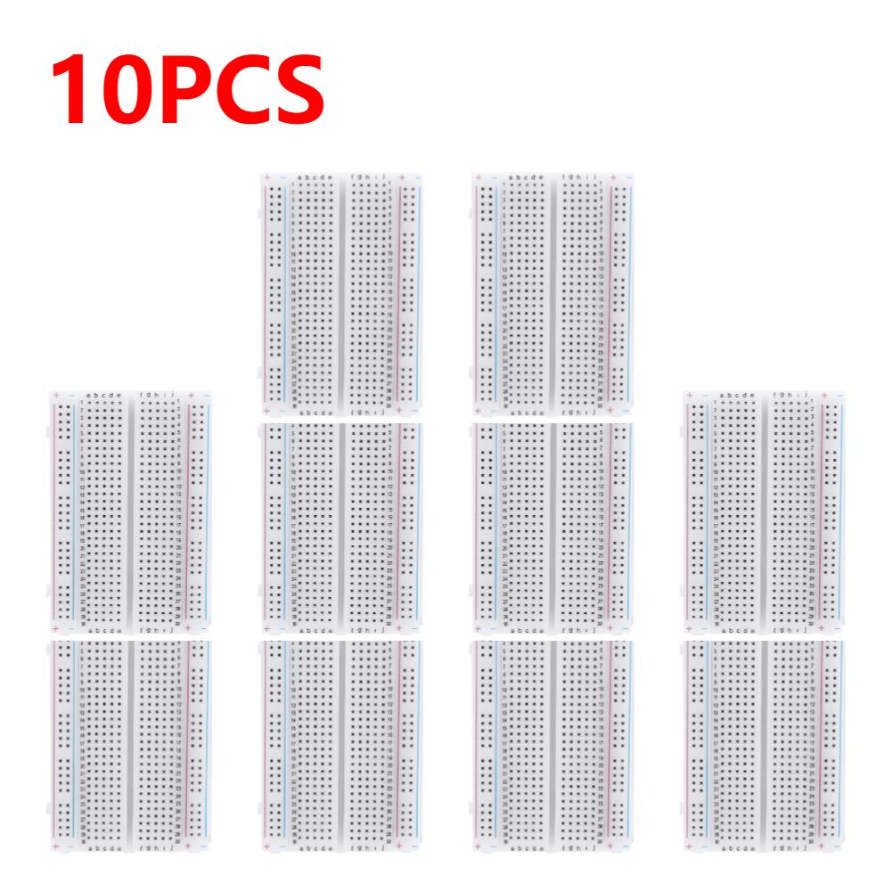 1-30pcs 400 Tie Points Solderless PCB Breadboard Mini Universal Test Protoboard DIY Bread Board for Bus Test Circuit Board