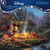 Ceaco - Disney - Thomas Kinkade - Mickey & Minnie Sweetheart Campfire - 1000 Piece Jigsaw Puzzle
