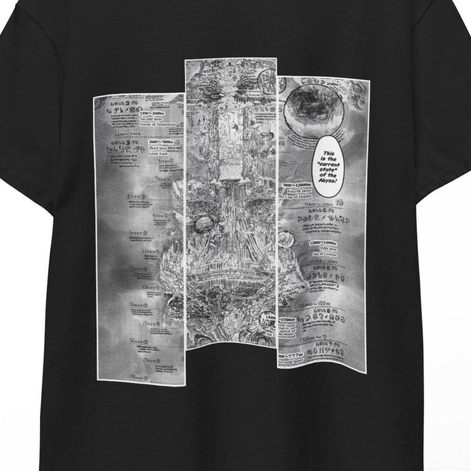 Made in Abyss plush merch poster map figure keychain Riko shirt Nanachi shirt Made in Abyss shirt Meinya anime design collectible ! S
