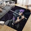 Naruto Character Collection Square Area Rug, Non-Slip Floor Mat for Living Room, Perfect Gift for Fans.chl