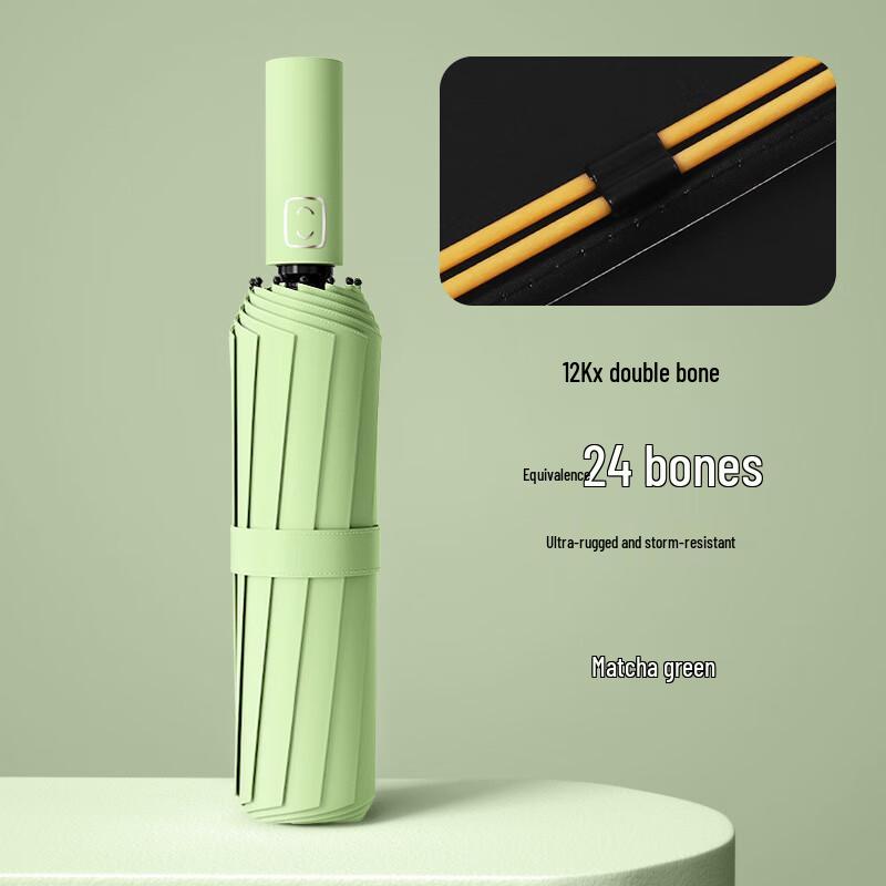 Fengxun 12-Rib Automatic Wind-Resistant Foldable Umbrella