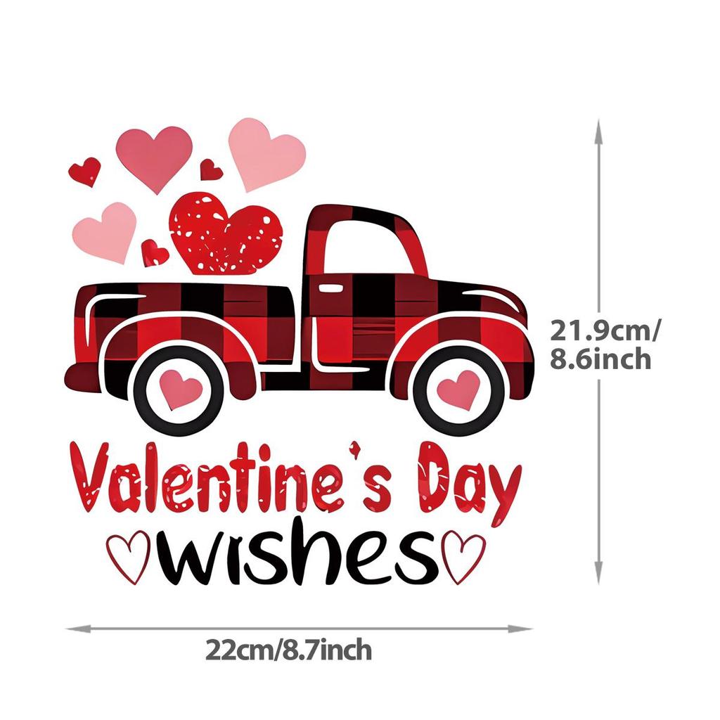 Valentine's Day Heat-sensitive Stickers, Couple Gifts Stickers, DIY Heat-pressed Printed T-shirts, Heat-pressed Printed Shirts