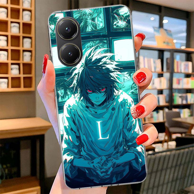 N-Note D-Death L Lawliet Phone Case For Xiaomi Poco F7 Ultra X7 X6 X5 Pro M7 Redmi 15C 15 13C 13 12C 12 10C 10 9A 9C 9T 9 Shell