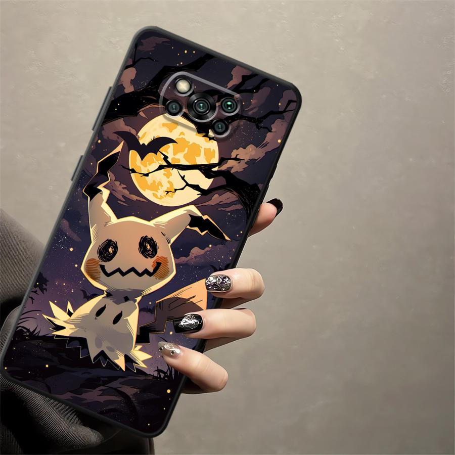 Funny Pokemon Mimikyu Funda Phone Cover Case for Xiaomi Poco F8 M3 M4 M7 Pro F1 C71 M5 F3 C50 C75 X3 X4 X5 X7 Pro C61