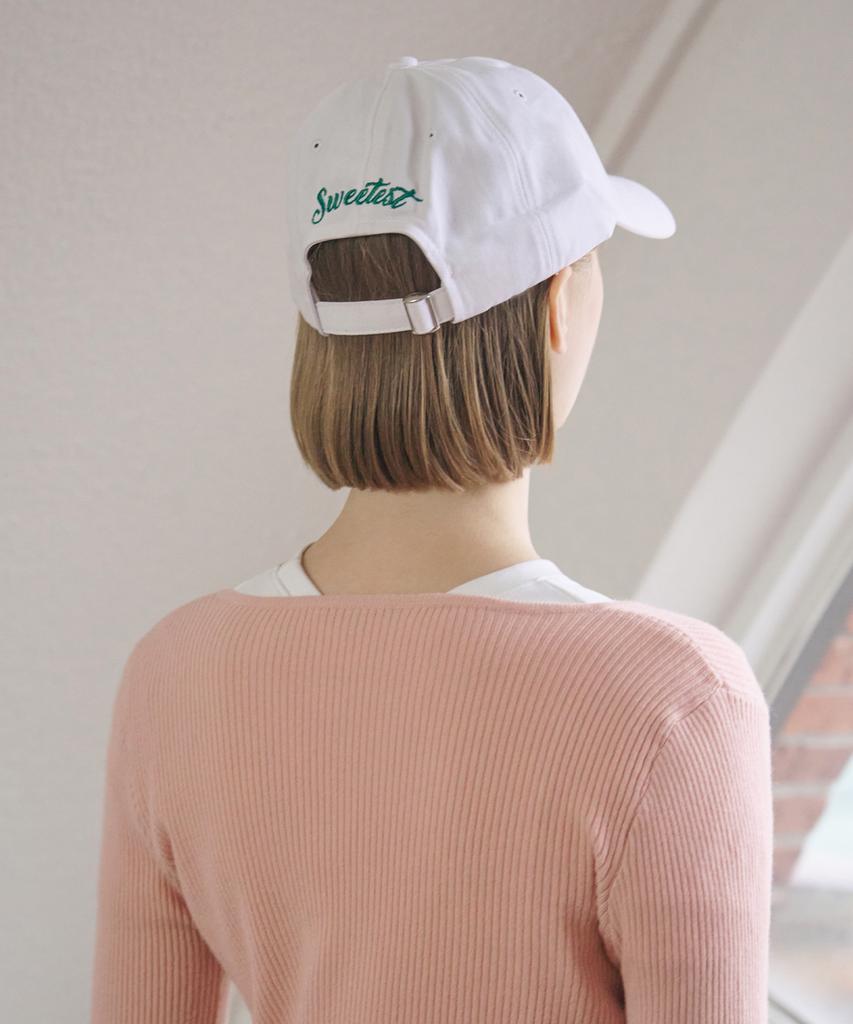 SWEET SOUP Signature Circular Logo Cap [White]
