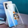 Průhledné pouzdro pro Xiaomi Redmi Note 10 9S 9 8 Pro 10S 7 9C 8T 9A K40 9T 7A 8A Silikonový kryt na telefon Anime Haikyuu Fundas