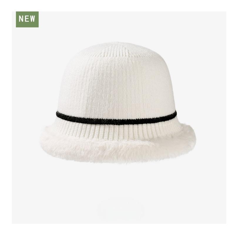 Купить Увлажняющая вязаная шапка рыбака с плюшевой кромкой для женщин ...