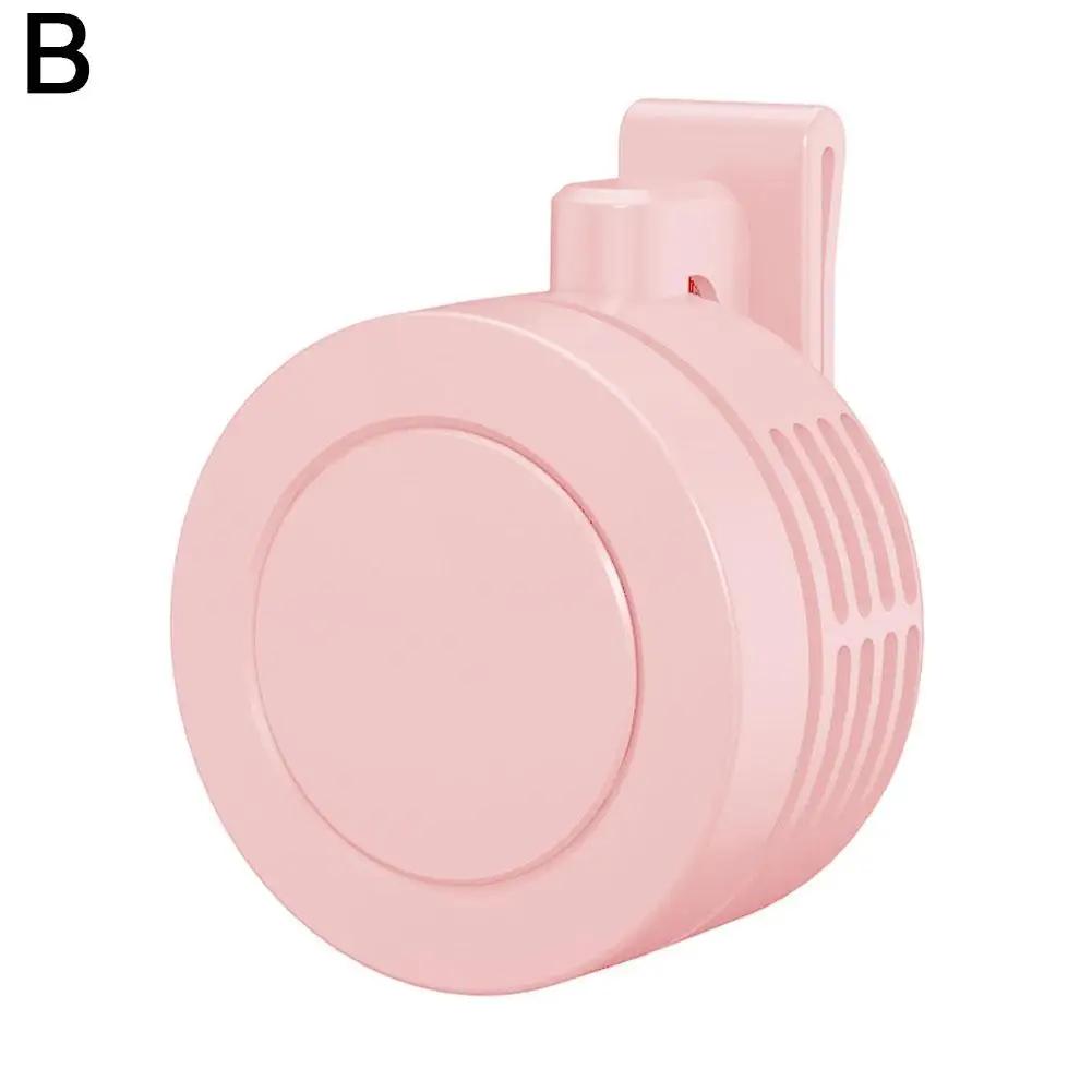 Clip-on Mini Waist Fan with 3 Speeds Handheld Fan Desktop Fan Type C Rechargeable for Outdoor Work Hiking Home Office Travel Gym