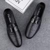 Genuine Leather Mens Loafers Mocasines Leisure Walk Casual Shoes for Men Slip on Formal Business Shoes Comfy Male Driving Flats