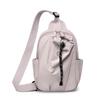 Women's Nylon Sling Backpack Drawstring Crossbody Chest Bag Lightweight Shoulder Daypack for Travel
