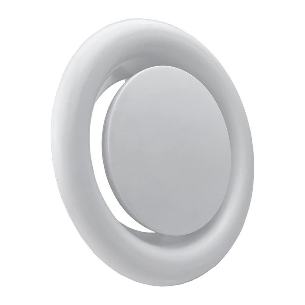 Adjustable Round Ceiling Vent Covers Diffuser Craft of Sturdy Carbon Steel for Home and Office Airflows Controlled