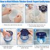 Yogurt Strainer, Yogurt Maker Strainer & Cheese Cloth Multipurpose Yogurt Filter Maker Reusable Greek Yogurt Strainer Kitchen Tool for Juice Yogurt
