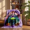 Hocus Pocus Custom Flannel Blankets Soft Warm Cozy Throws for Home Decor Holiday Gifts