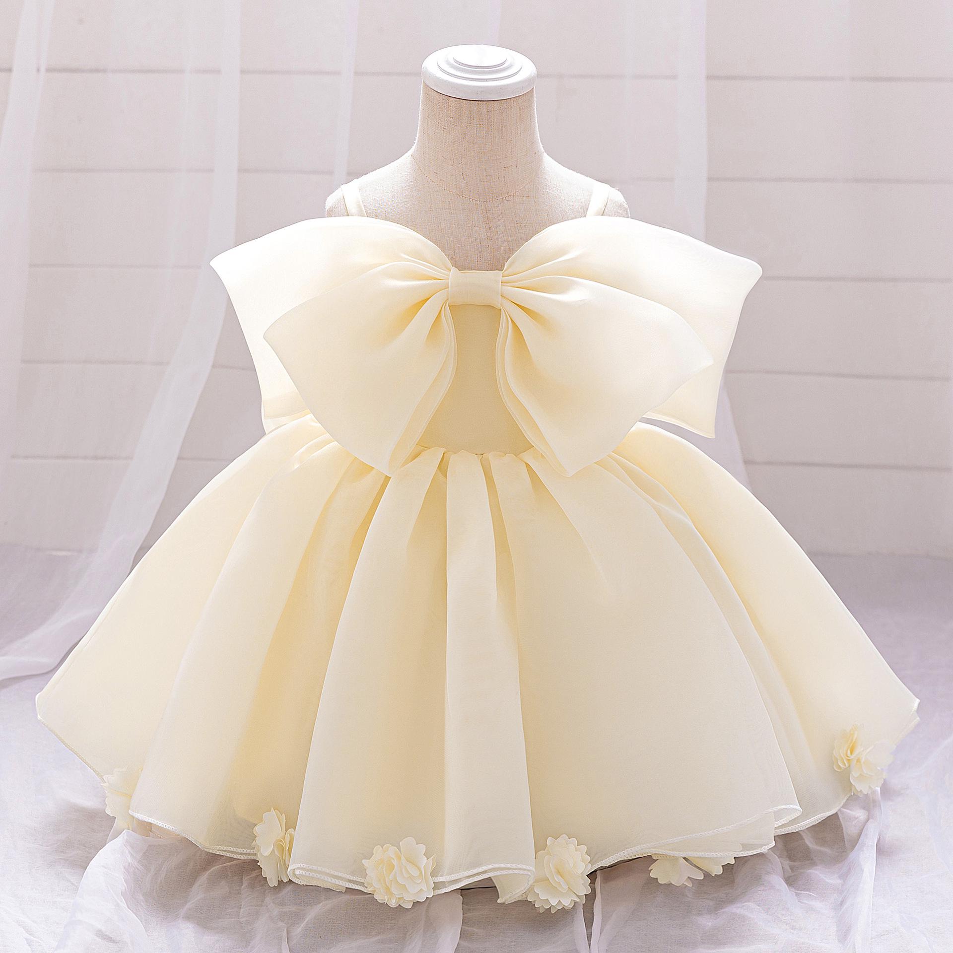 

2026 Spring/Summer Flower Girl & Baby First Birthday Princess Ball Gown - Little Girl s Formal Party & Evening Dress. 110cm/2-3Y шампанського