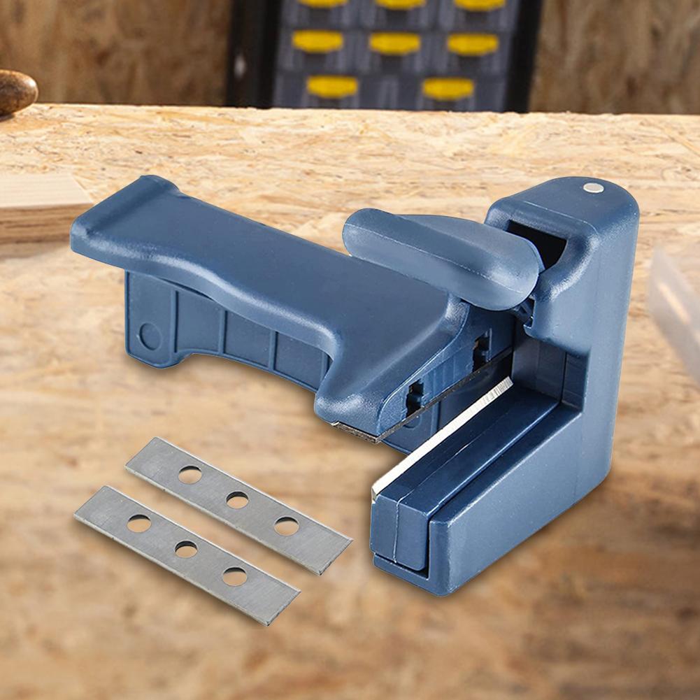 Mașină de tuns lateral din lemn, manuală, cu dublă muchie, cu cap de lemn, cu coadă, instrument de tuns marginea benzii tăietoare pentru placaj din plastic și PVC