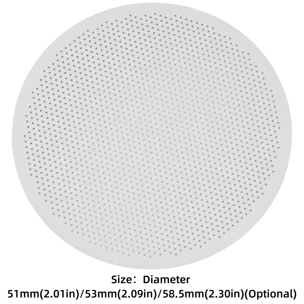 Ensemble 2 Pièces Acier Inoxydable 304 Écran pour Marc de Café Écran Filtre à Café Infusion de Café