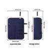 Easy Carry Portable Hanging Felt Storage Bag With Thermal Protective For Hair Curling Iron Travel Organizers