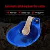 Thickened Plastic Automatic Drinking Bowl for Cattle, Horses, and Donkeys - Large Size Water Trough