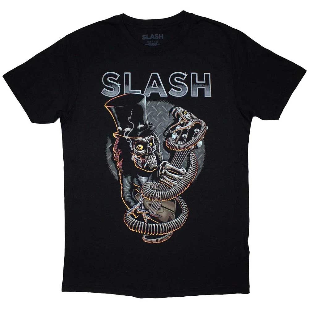 Slash Skull Guitar Snake Official T-Shirt Mens 2XL