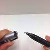 Pentel EnerGel Ballpoint Pen 0.5mm Silver 10-pack Black