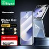 Full Screen Hydrogel Film for Samsung Z Flip7FE And Z Flip6, Soft Screen Protector Screen Three-Piece Set, HD Non-Tempered Full Adhesive Protection